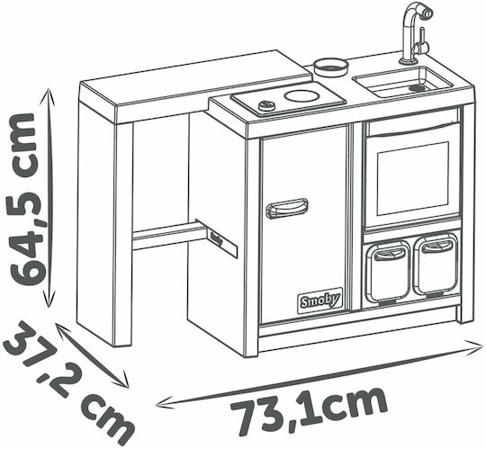 Smoby Kids Kitchen for Ages 3+