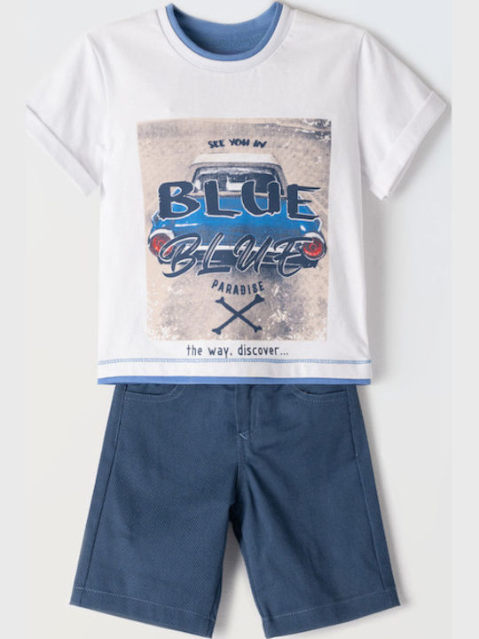 Kids' Set with Shorts Summer 2pcs Blue