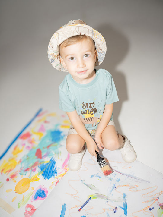 Kids' Set with Shorts Summer 3pcs Light Blue