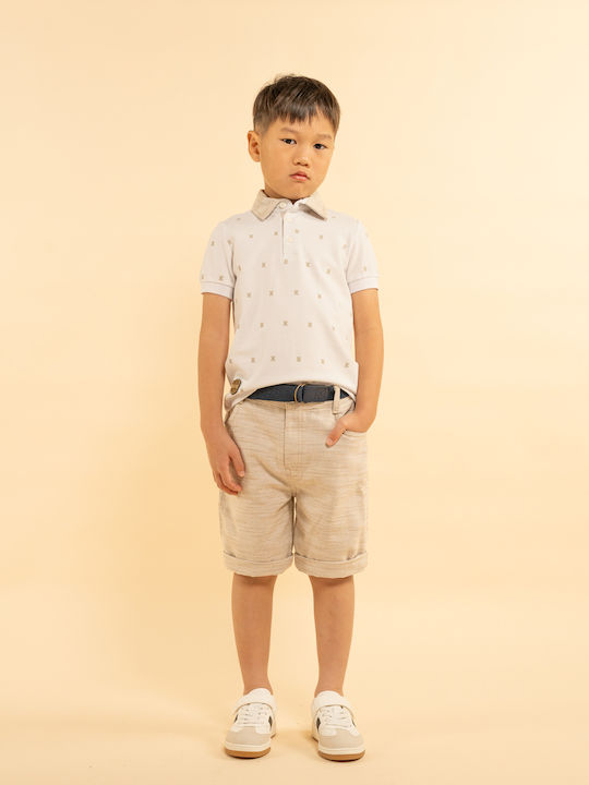 Kids' Set with Shorts Summer 2pcs White