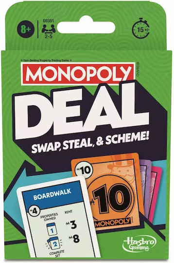 Monopoly Spielkarten Englischsprachiges Deck