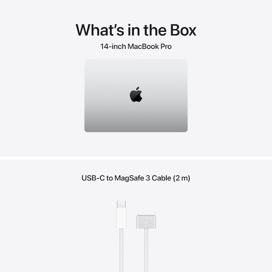 Apple MacBook Pro 14.2" IPS Retina Display 120Hz (M5-10-Core/24GB/1TB SSD/10-Core GPU) Silver (International English Keyboard)