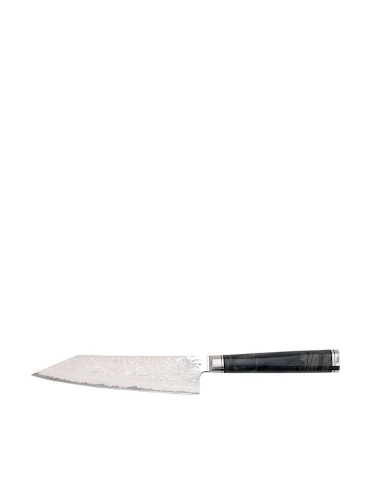 Ryusen Messer Santoku aus Damaststahl 17.5cm