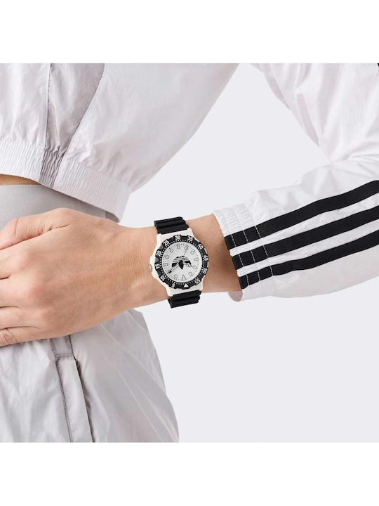 adidas Ρολόι Μπαταρίας με Καουτσούκ Λουράκι adidas Ρολόι Μπαταρίας με Καουτσούκ Λουράκι