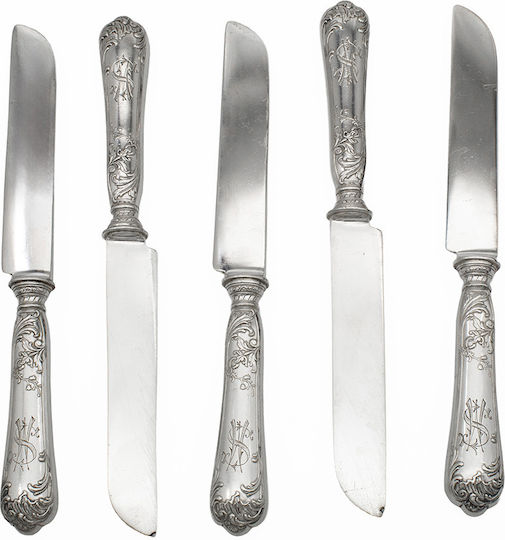 Savvas Design Besteckset Silber 50Stück