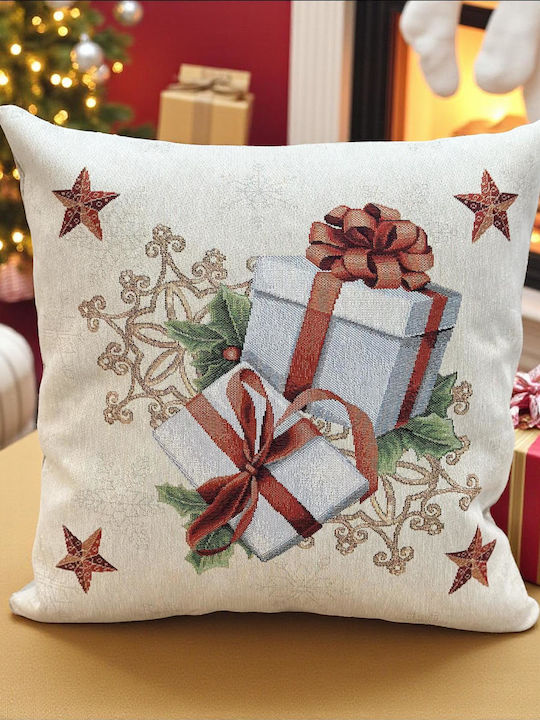 Linea Home Christmas Decorative Square Pillowcase 45x45cm
