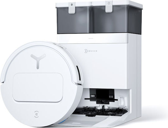 Ecovacs Deebot T50 PRO Omni Σκούπα Ρομπότ με Χαρτογράφηση Laser & Απορρόφηση 21000Pa Λευκή