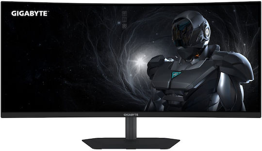 Gigabyte G34WQC2 Ultrawide VA HDR Curved Gaming Monitor 34" QHD 3440x1440 200Hz with 1ms GTG Response Time Gray