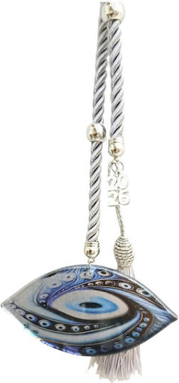 Kalliopi Silver Handmade Hanging Lucky Charm Burner Blue made of Glass 2026 5x11cm 1pcs