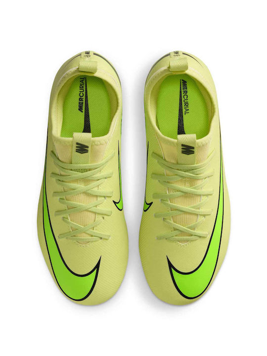 Zoom Vapor 16 Academy FG/MG Παιδικά Ποδοσφαιρικά Παπούτσια με Τάπες Κίτρινα