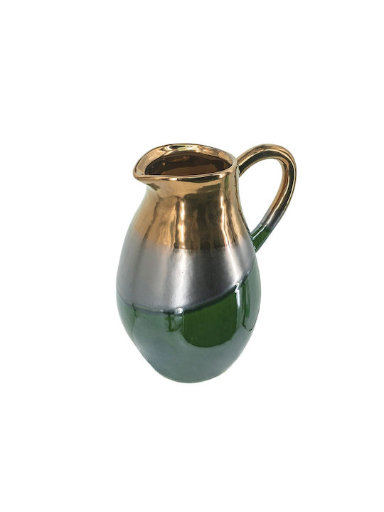 Artekko Vază Decorativă Ceramică Electric Verde 20.5x16x25cm 1buc