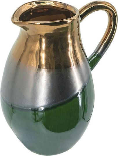 Artekko Βάζο Κεραμικό Electric Πράσινο Φ20.5xΥ25cm