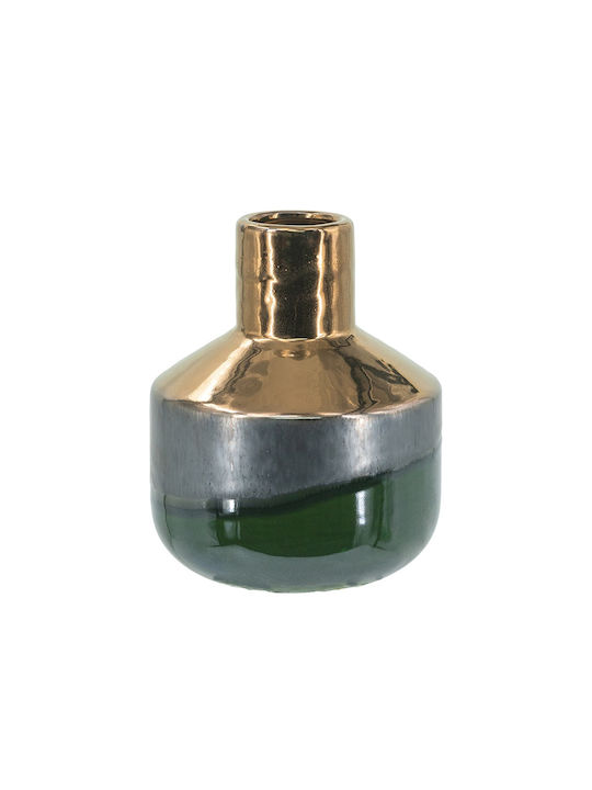 Artekko Vază Decorativă Ceramică Electric Verde 15.5x15.5x20cm 1buc