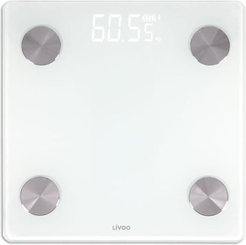 Livoo Дигитална Кантар в Бял цвят DOM528W