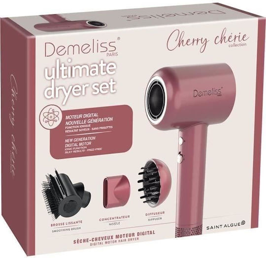 Demeliss Електрическа Четка с Въздух за Изправяне 1600W