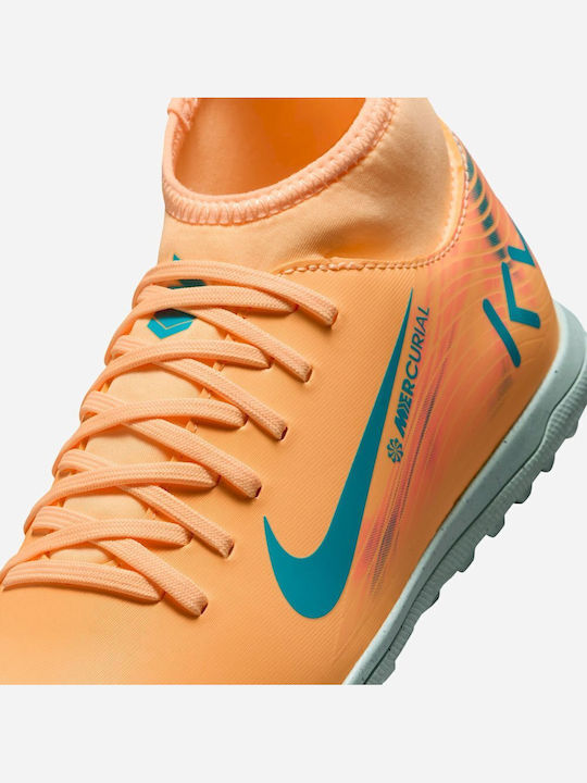 Mercurial Superfly 10 Club "kylian Mbappé" TF Детски Футболни Обувки с Гумена Подметка Сини