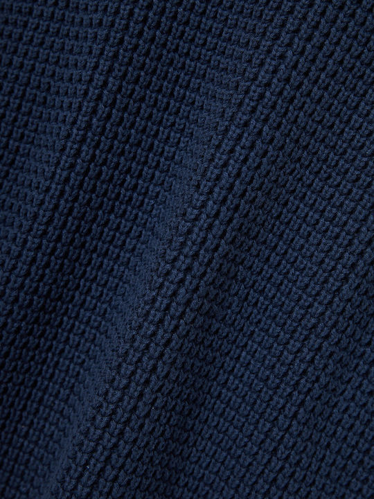 Long Sleeve Sweater Navy Blue FBM012-016-09 Midnight Blue