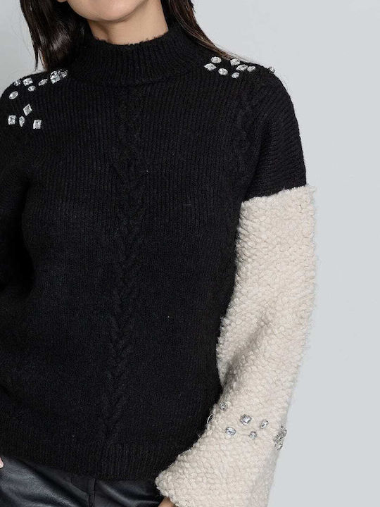 Women's Long Sleeve Sweater Black
