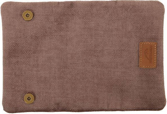 Mestango Fabric Tobacco Pouch With Magnetic Clasp 15.5x8cm Brown Color