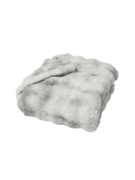 Douceur d'Intérieur Κουβέρτα Fleece Καναπέ 125x150εκ. Grey