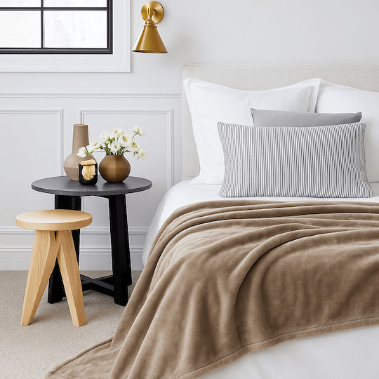 Astron Italy Υπέρδιπλη 220x240εκ. Beige