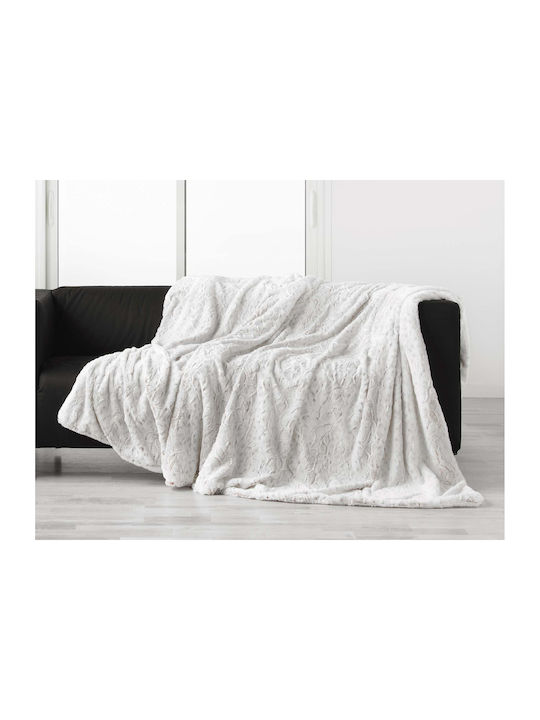 Douceur d'Intérieur Sherpa Blanket Half Double 180x220cm White