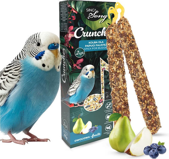 Sing&song Cruncher 85gr Vogelfutter Für Wellensittiche Obst