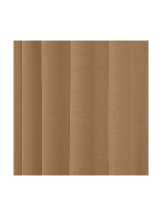Lino Home Перде с Плик с Писалка Бежово 150x295см