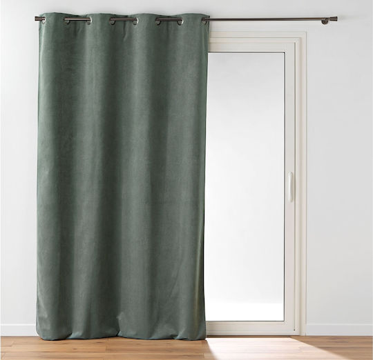 Douceur d'Intérieur Vorhang Verdunkelung Fenster mit Grommet Gray 140x260cm