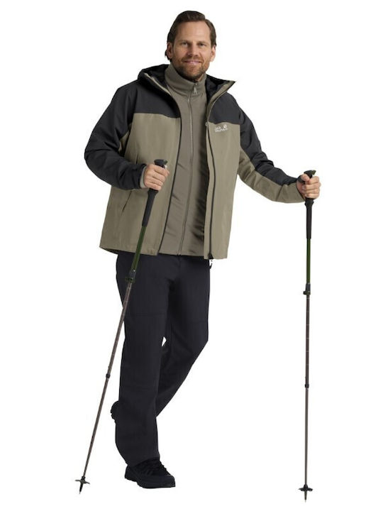 3 in 1 Winter Jacket Waterproof Ice White