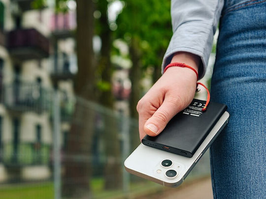 Tracer AirMag2 MagSafe Power Bank 5000mAh με Θύρα USB-C Μαύρο