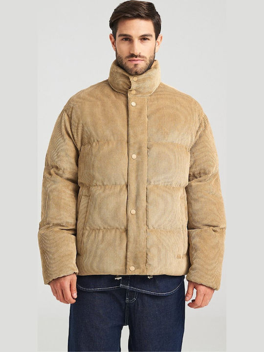 Karl Lagerfeld Jacket Puffer Camel