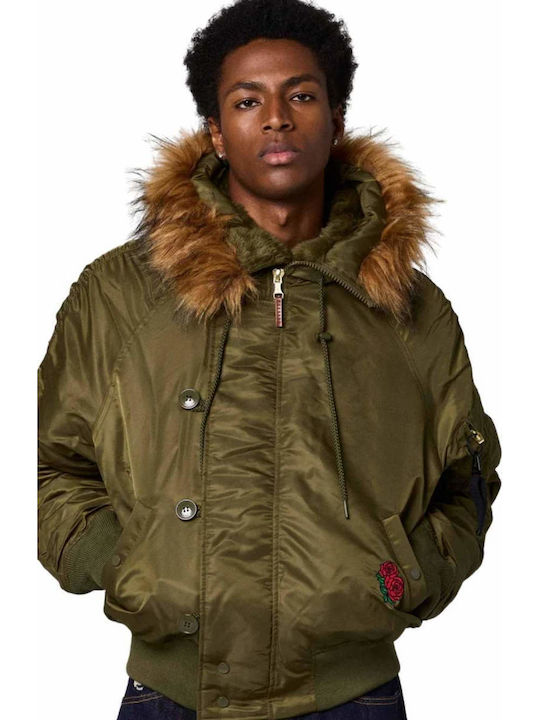Μπουφάν Bomber Green