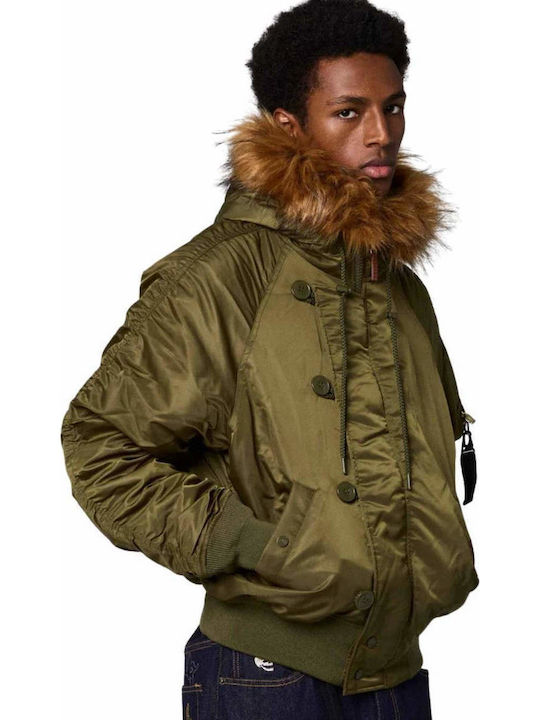 Μπουφάν Bomber Green