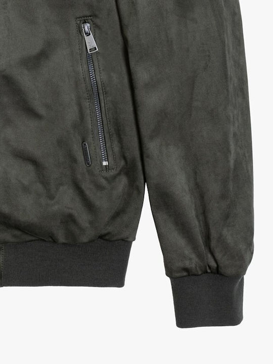 Leather Jacket Military