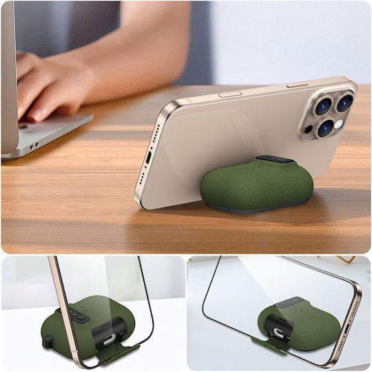 Tech-Protect Slim Hook Hülle Kunststoff mit Haken in Grün Farbe für Apple AirPods Pro 3