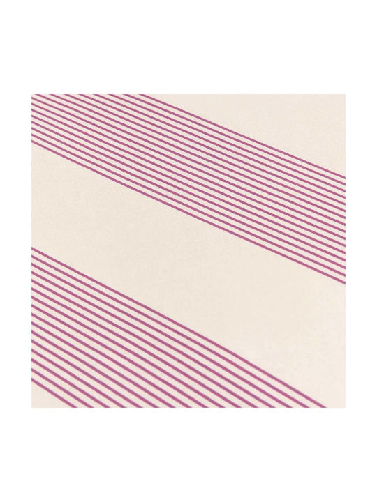 Nobodinoz Διακοσμητική Μαξιλαροθήκη Sheldon Lilac Diagonal Stripes 60x60εκ.