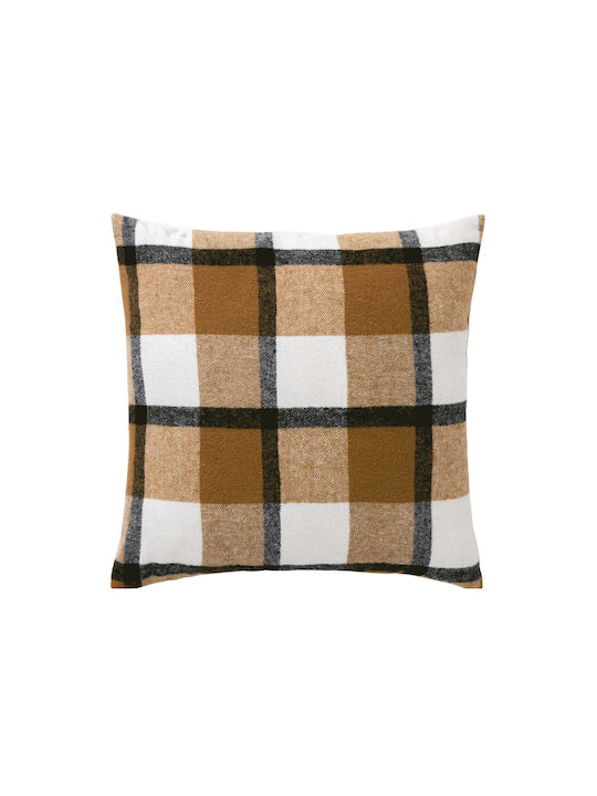 Douceur d'Intérieur Μαξιλάρι Καναπέ Camel 45x45εκ.