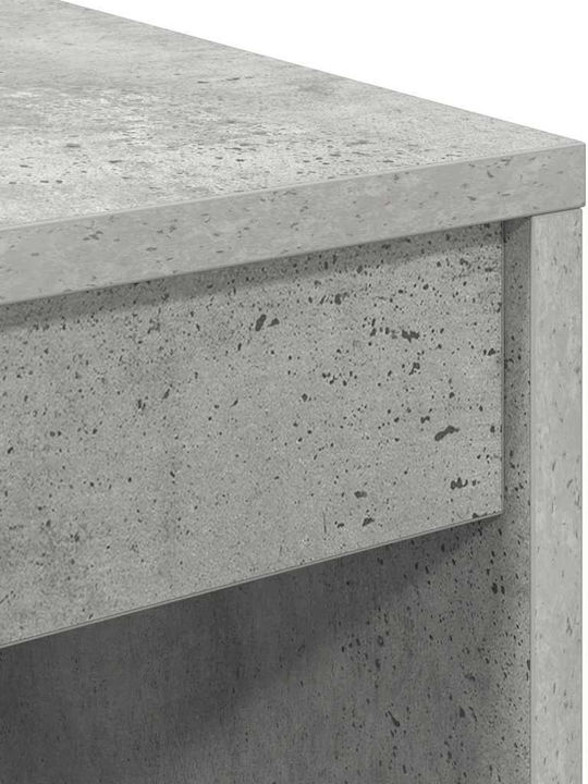 Desk Wooden Concrete Grey 70x40x76cm