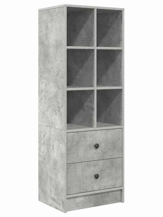 Desk Wooden Concrete Grey 70x40x76cm