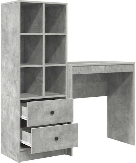 Schreibtisch Holz Concrete Grey 70x40x76cm