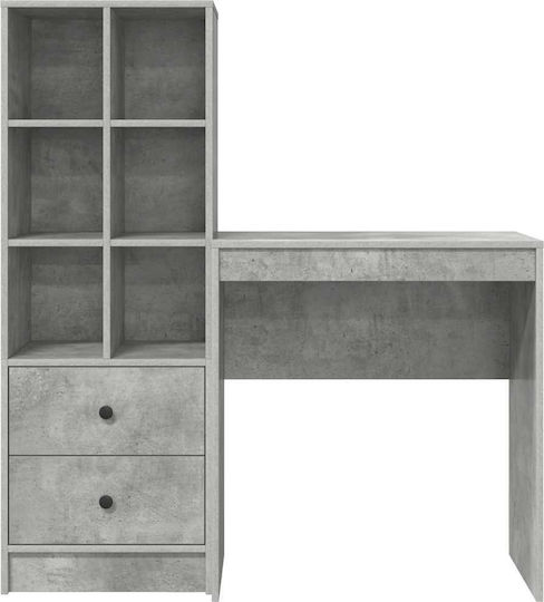 Schreibtisch Holz Concrete Grey 70x40x76cm