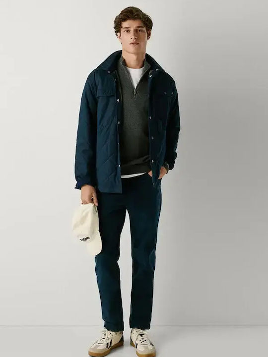Trousers Chino in Slim Fit Blue
