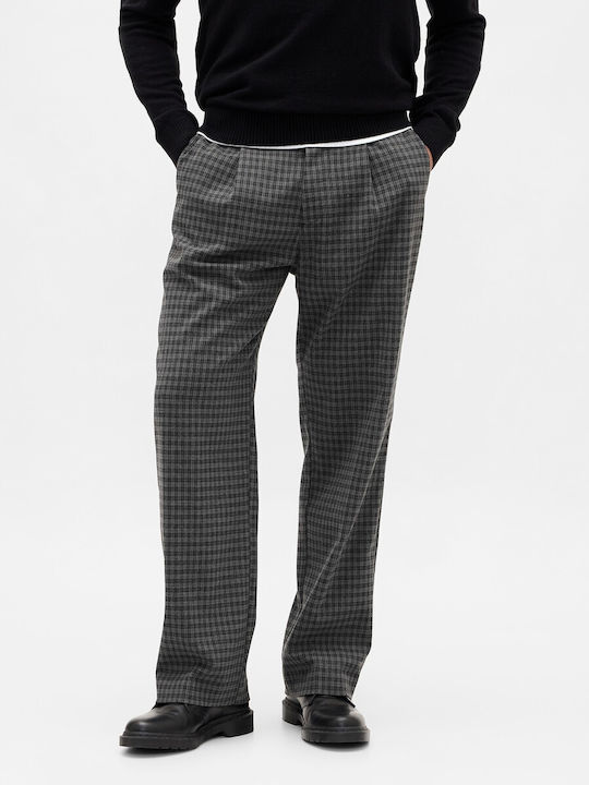 Pantaloni Grey Plaid