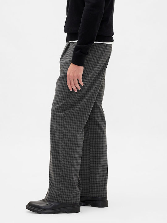Pantaloni Grey Plaid