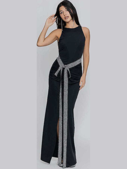 Sommer Maxi Abendkleid Schwarz