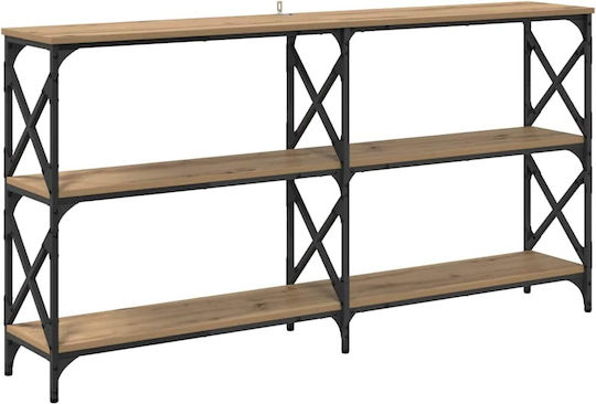 Κονσόλα Μεταλλική Artisan Δρυς Μ156xΠ28xΥ80.5εκ.