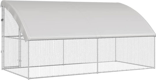 vidaXL 3368317 Metallischer Käfig für Vögel 400cmx200cmx198.5cmcm.