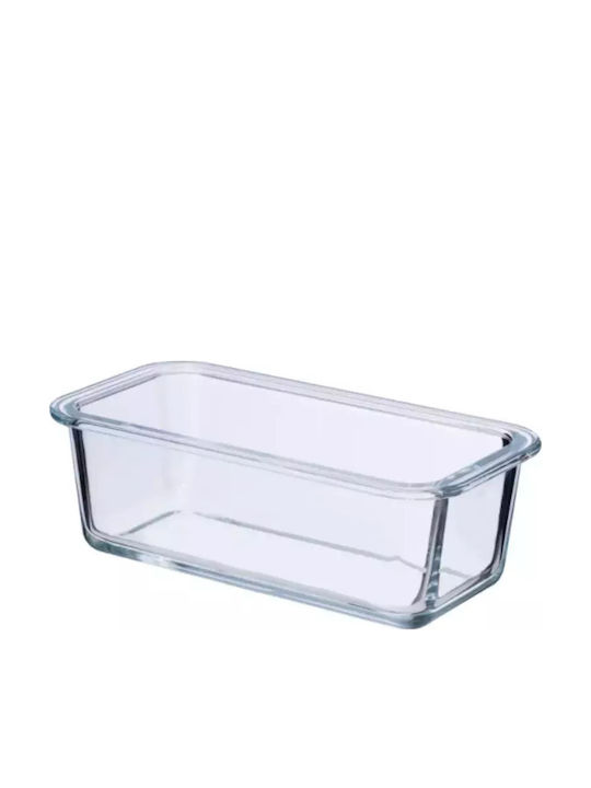 Φόρμα Ζαχαροπλαστικής για Κέικ Γυάλινη 25x12x7εκ.