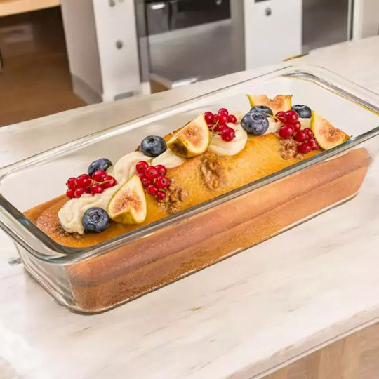 Formă de Patiserie pentru Chec Sticlă 25x12x7buc 1buc
